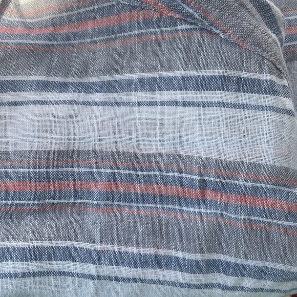 Rails Carson Casual Button Down Linen Shirt Large - Picture 17 of 17